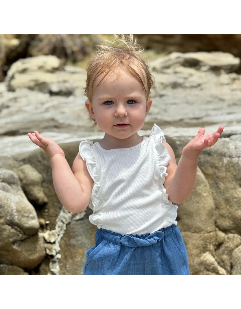 Vignette Lark Onesie 3pk (White/Floral/Tan)