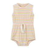 Vignette Maisie Pink Stripe Bubble Romper