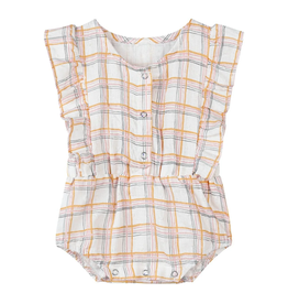 Vignette Megan Plaid Bubble Romper, Size: 6-9m