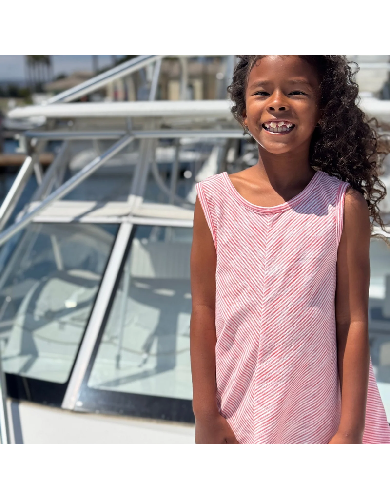 Vignette Pippa Red Stripe Dress