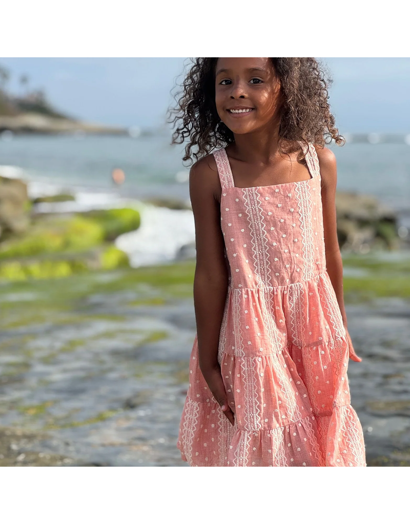 Vignette Tess Rose Embroidered Dress