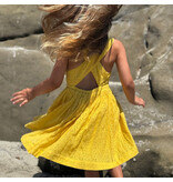 Vignette Tilly Yellow Eyelet Dress