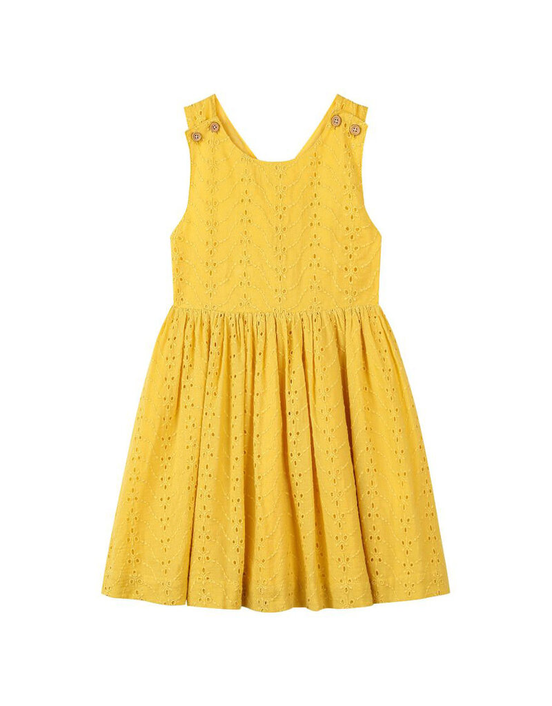 Vignette Tilly Yellow Eyelet Dress