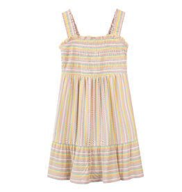 Vignette Susie Pink Stripe Dress, Size: 18-24m
