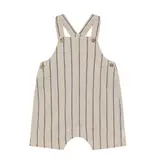 Baby Overalls, White/Pepper