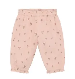 Floral Baby Pants, Peach