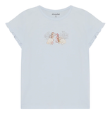 Seahorses Tee, Illusion Blue