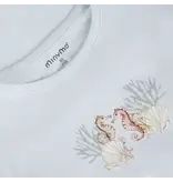 Seahorses Tee, Illusion Blue