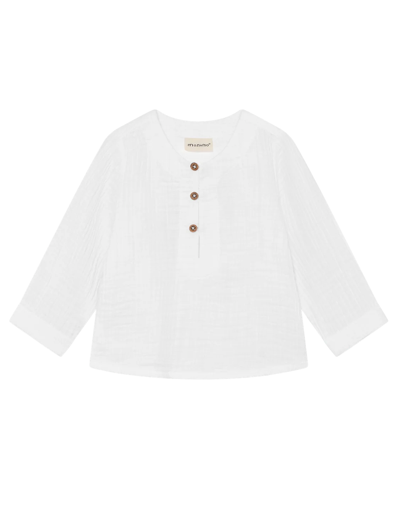 Henley Top, White
