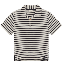 Polo Shirt, Pepper/Vanilla