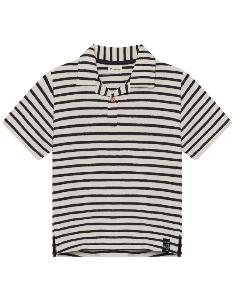 Polo Shirt, Pepper/Vanilla