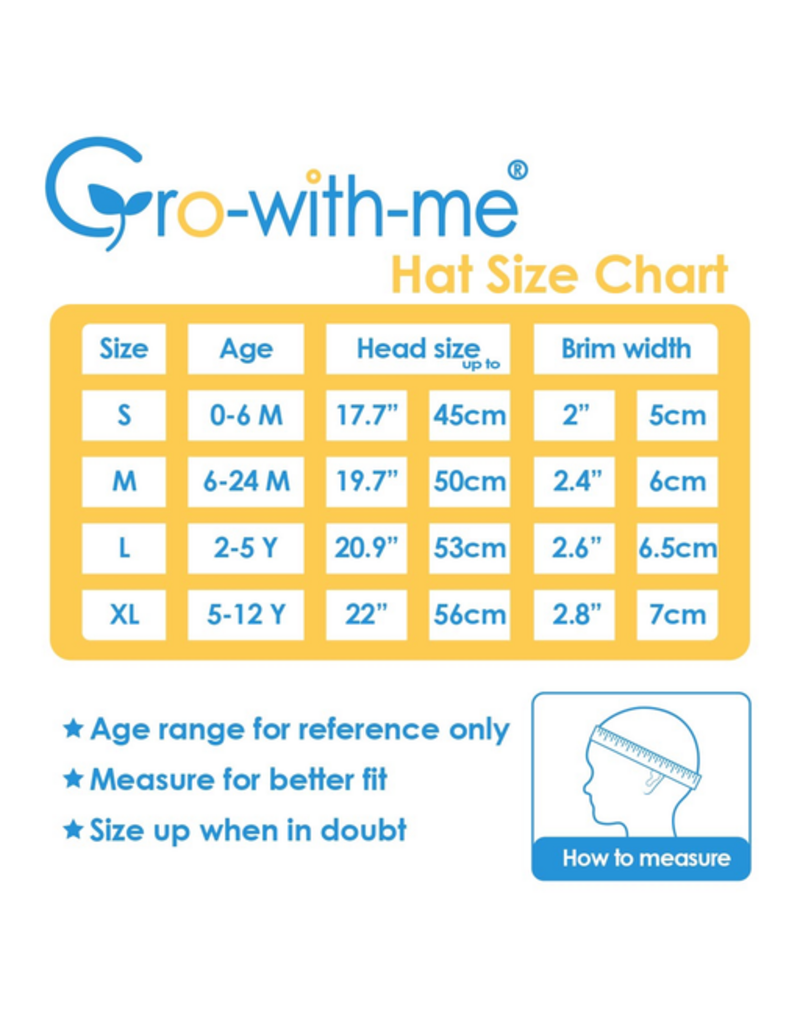 Jan and Jul Dots Gro-With-Me® Cotton Floppy Sun Hat