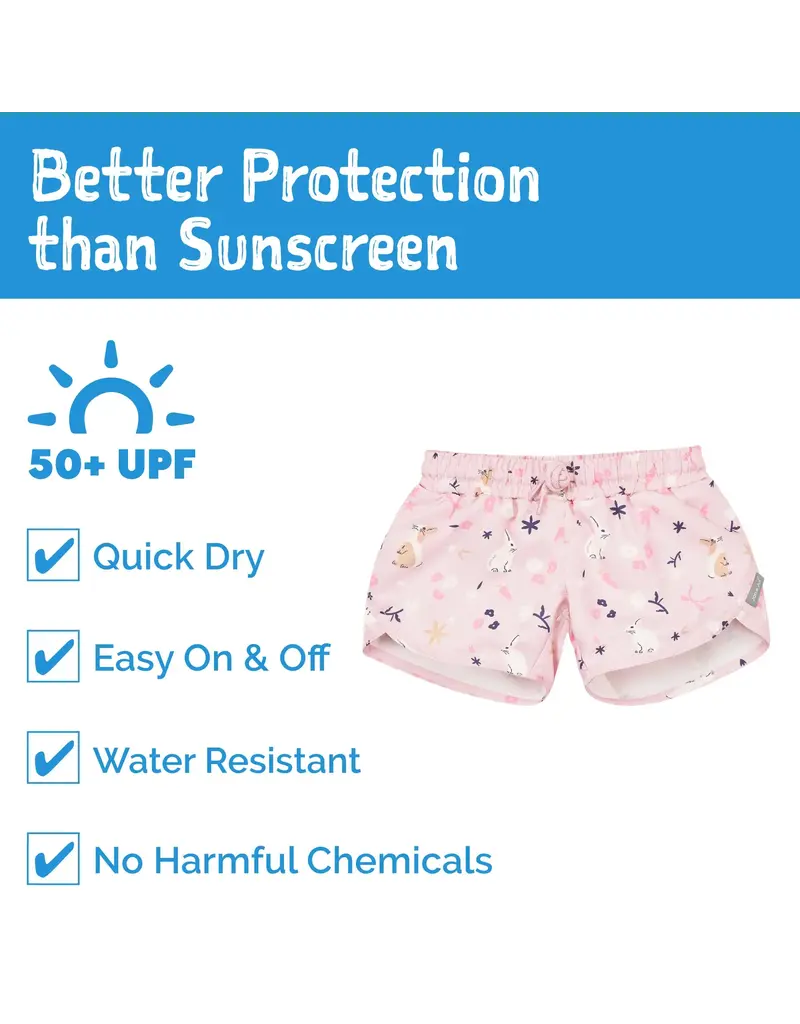 Jan and Jul Bunny Flowers UV Swim Short