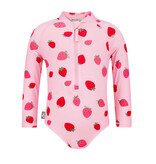 Jan and Jul Pink Strawberry 1-pc UV Swimsuit