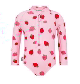 Jan and Jul Pink Strawberry 1-pc UV Swimsuit