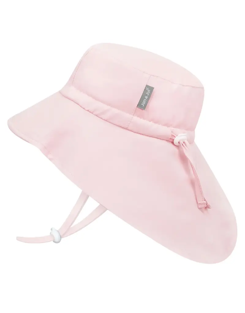 Jan and Jul Soft Pink UV Aqua-Dry Xplorer Grow-with-Me Hat