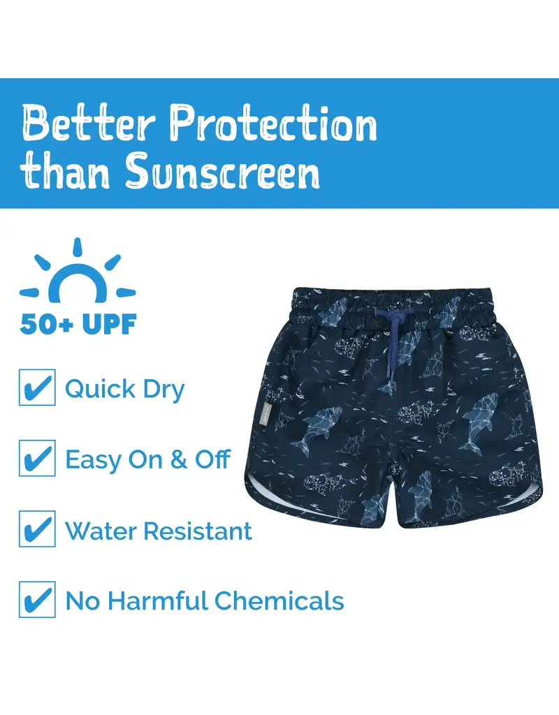 Jan and Jul Whale Play UV Swim Short