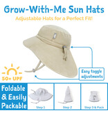 Jan and Jul White UV Aqua-Dry Xplorer Grow-With-Me Hat