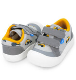 Jan and Jul Grey Construction Mini Canvas Sneakers