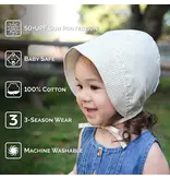 Jan and Jul White Eyelet Baby Bonnet