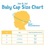 Jan and Jul White Sun Baby Cap