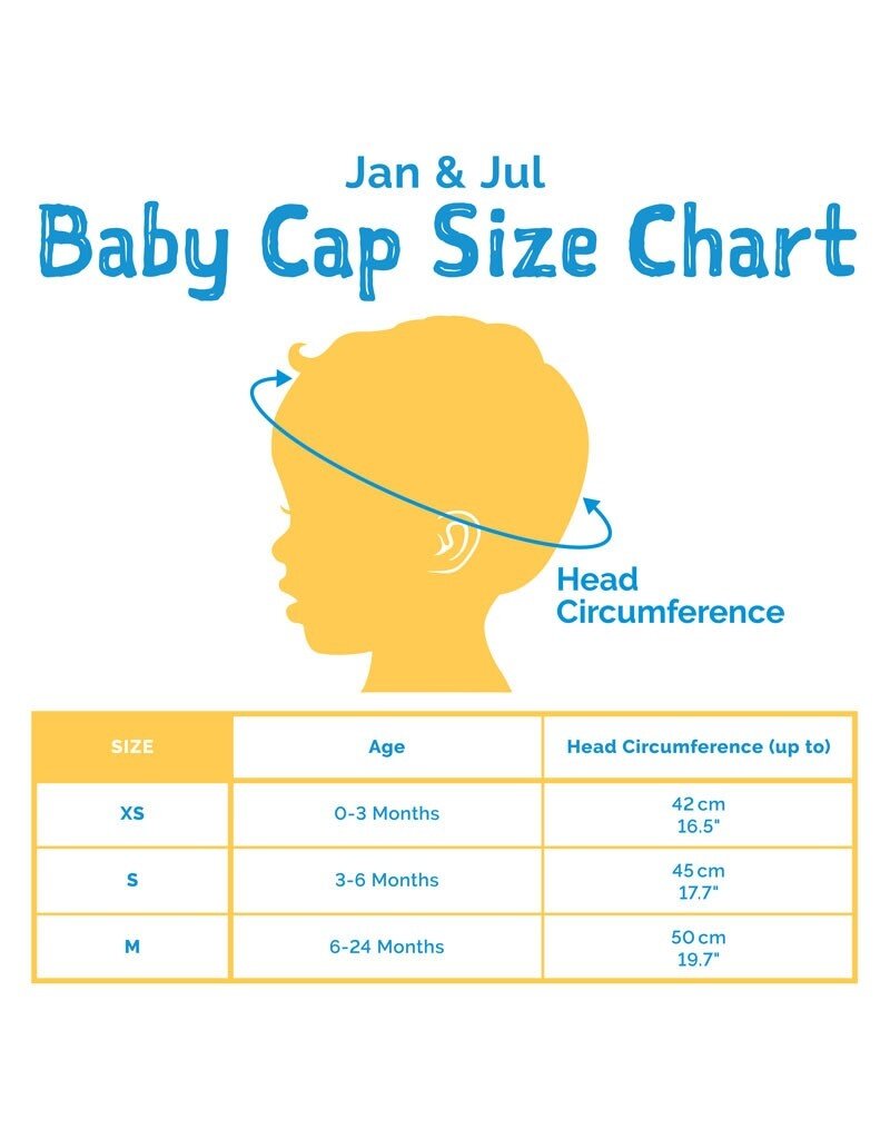 Jan and Jul White Sun Baby Cap