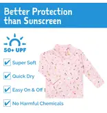 Jan and Jul Bunny Flowers LS UV Top