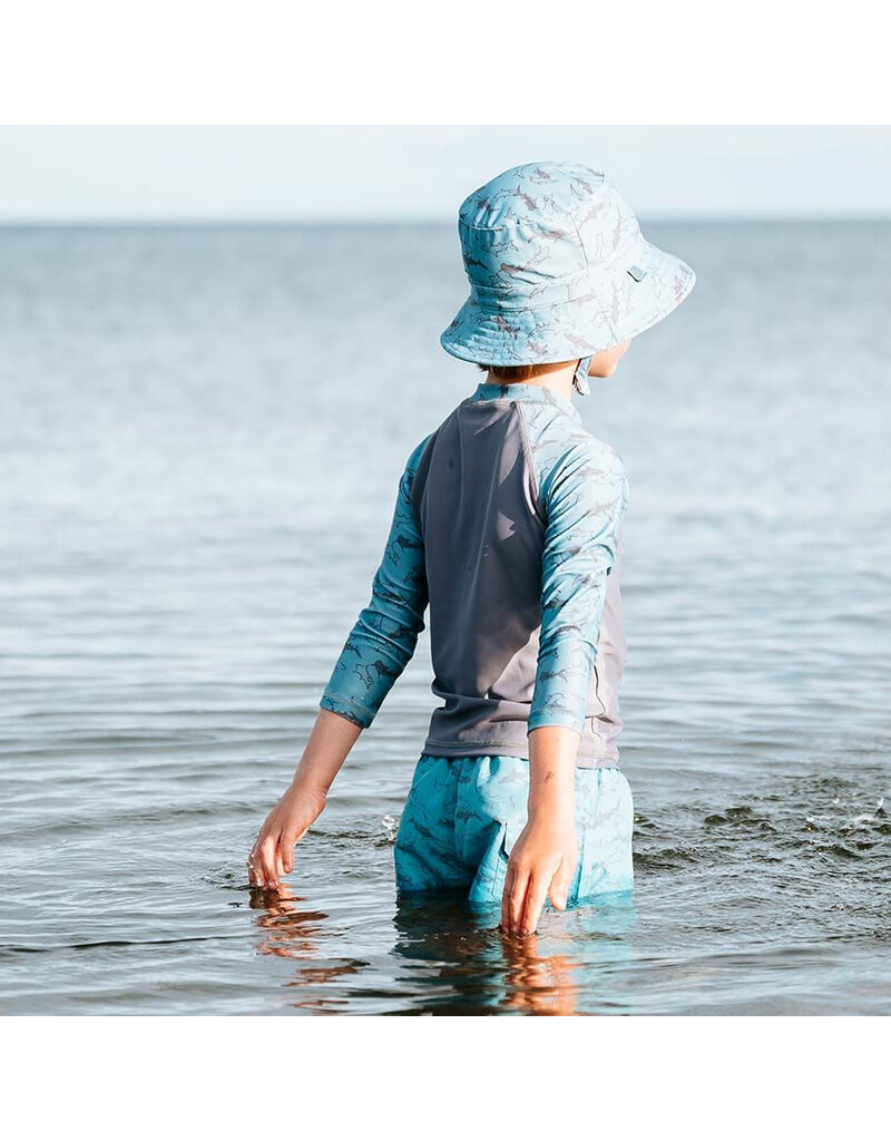 UV Swim Shirt - Blue Shark