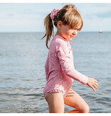 Flower LS UV Swimsuit - Blush