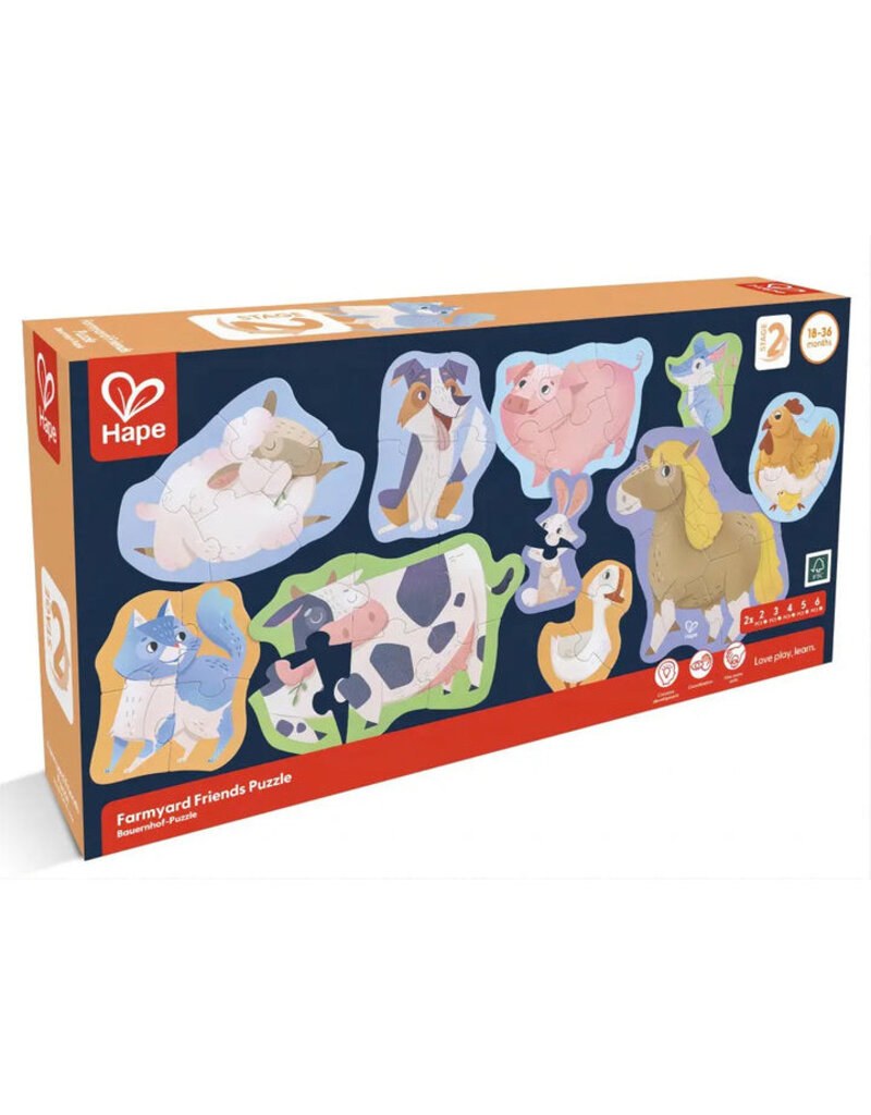 Hape Toys Farmyard Friends Puzzle 12m+