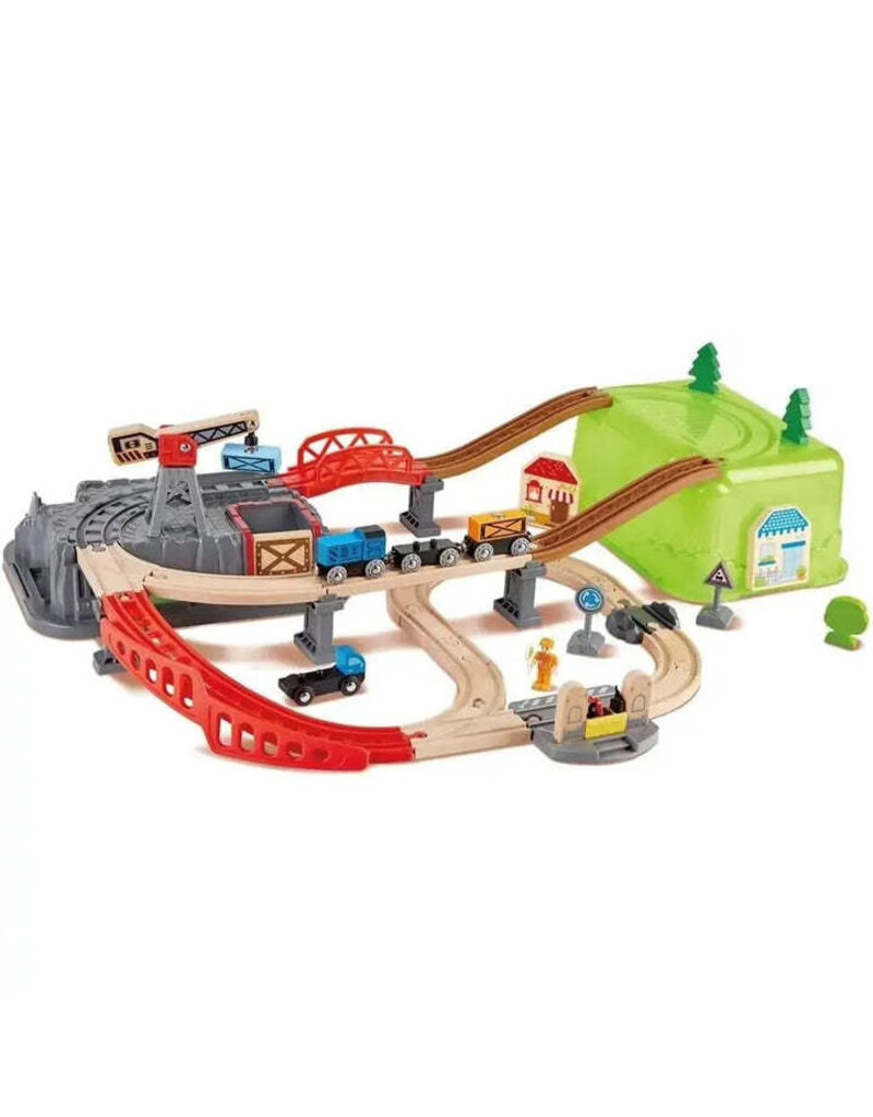 Hape Toys Railway Bucket-Builder Set 3y+