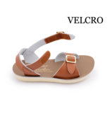 Salt Water Sandals Surfer Sandal, Velcro, Tan