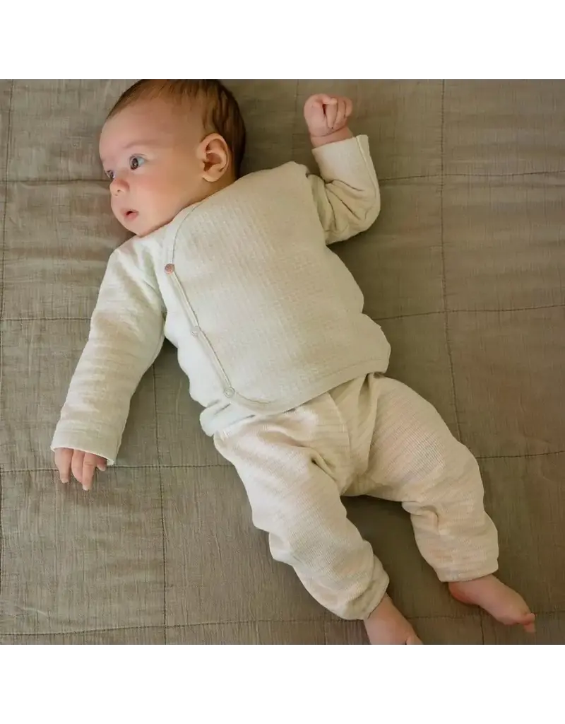 Noppies Cream Striped Baby Pants