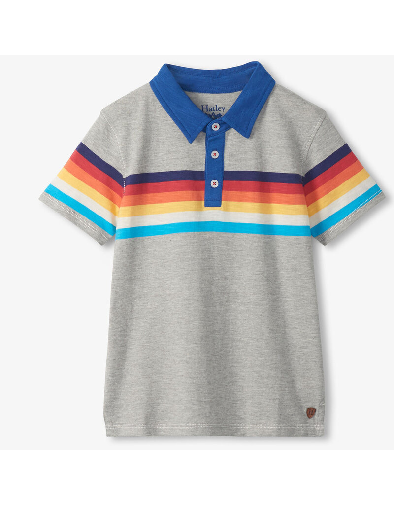 Hatley 70's Stripes Polo Tee