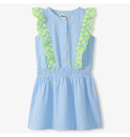 Hatley Neon Dots Scallop Ruffle Dress