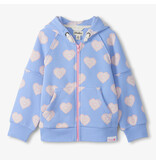 Hatley Heart Burst Raw Edge Hoodie