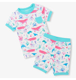 Hatley Painted Sealife Bamboo Short Pajama Set
