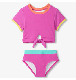 Hatley Rose Short Sleeve Tankini Set
