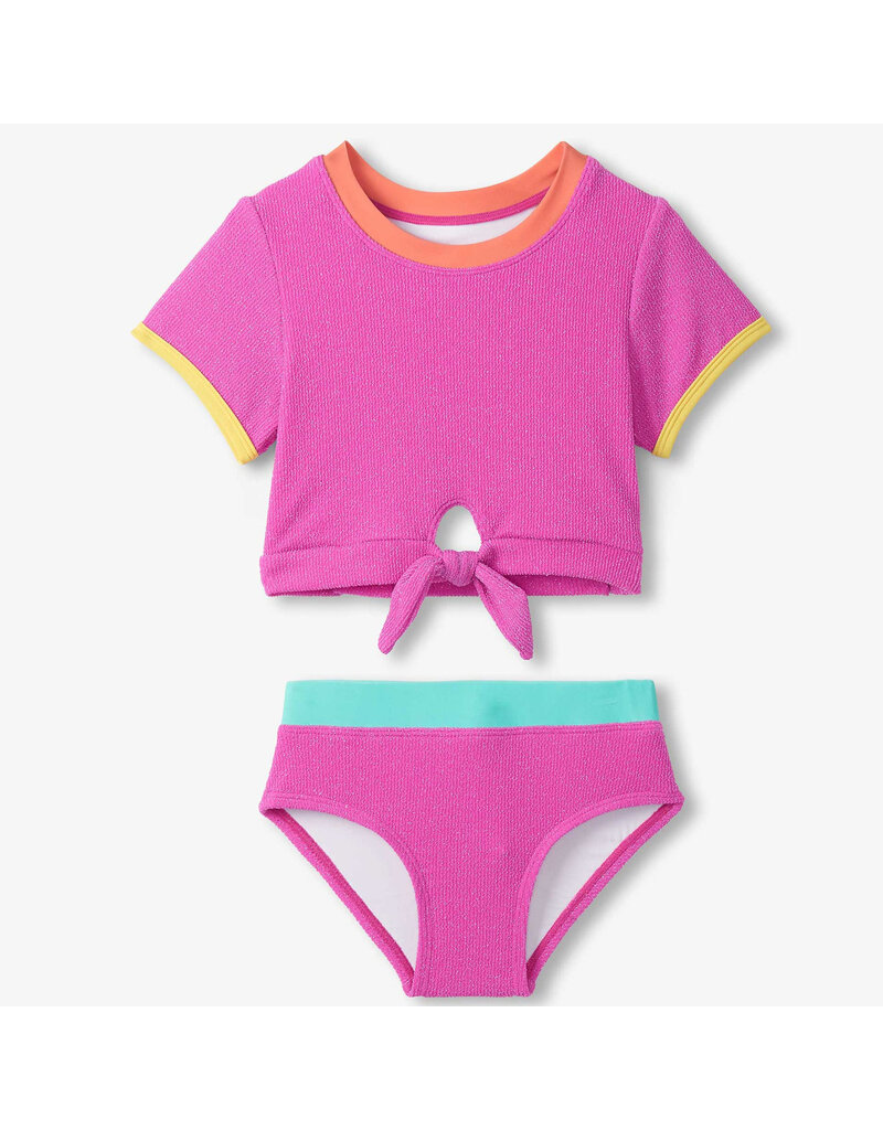 Hatley Rose Short Sleeve Tankini Set