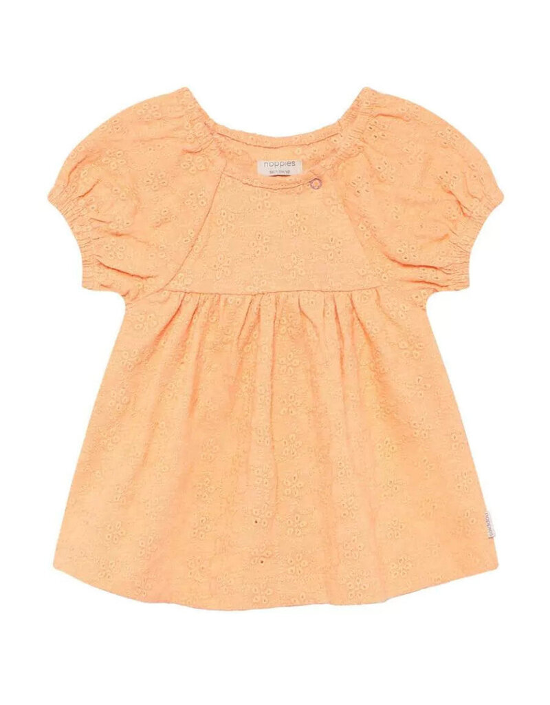 Noppies Peach Cobbler Embroidered Dress