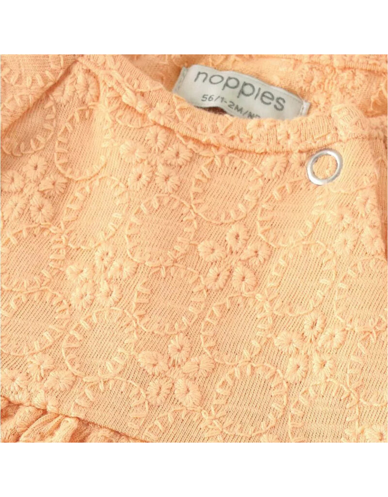 Noppies Peach Cobbler Embroidered Dress
