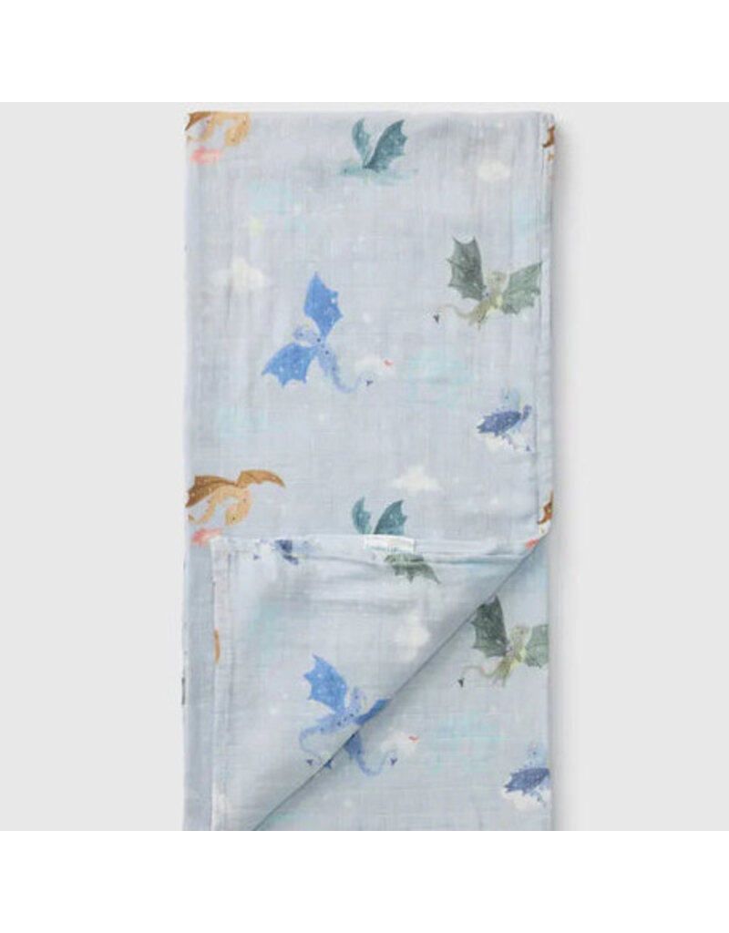 Loulou Lollipop Magical Dragons Bamboo Swaddle