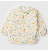 Loulou Lollipop Long Sleeve Waterproof Bib - Safari