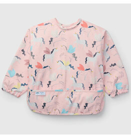Loulou Lollipop Long Sleeve Waterproof Bib - Unicorn Ballet