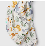 Loulou Lollipop Safari Jungle Bamboo Swaddle