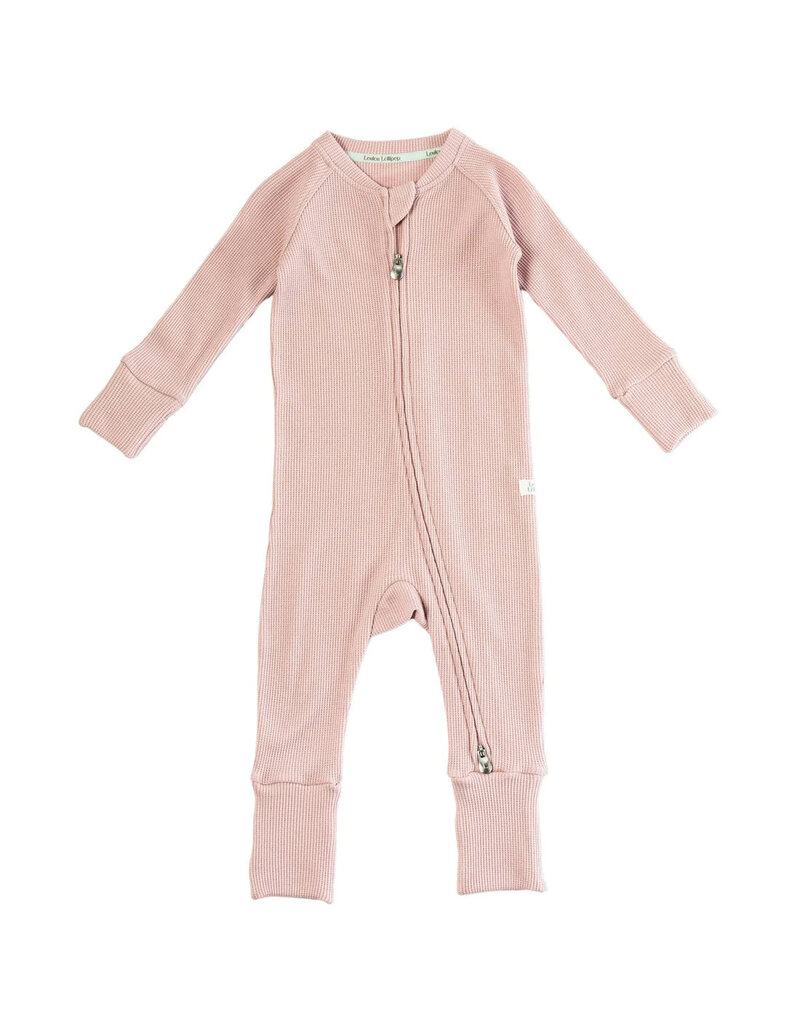 Loulou Lollipop Waffle Sleeper - Blush Pink