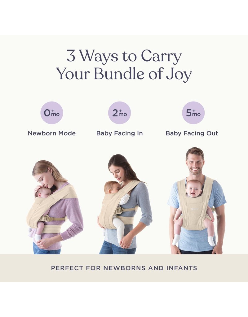 Embrace Cozy Newborn Carrier Cream