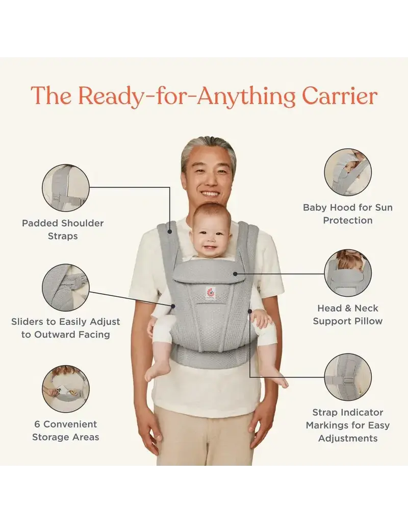 Omni Deluxe  Baby Carrier. Camel