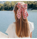 Rockahula Gingham Ruffle Long Bow Clip