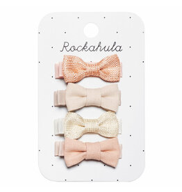 Rockahula Flora Linen Mini Bow Clips